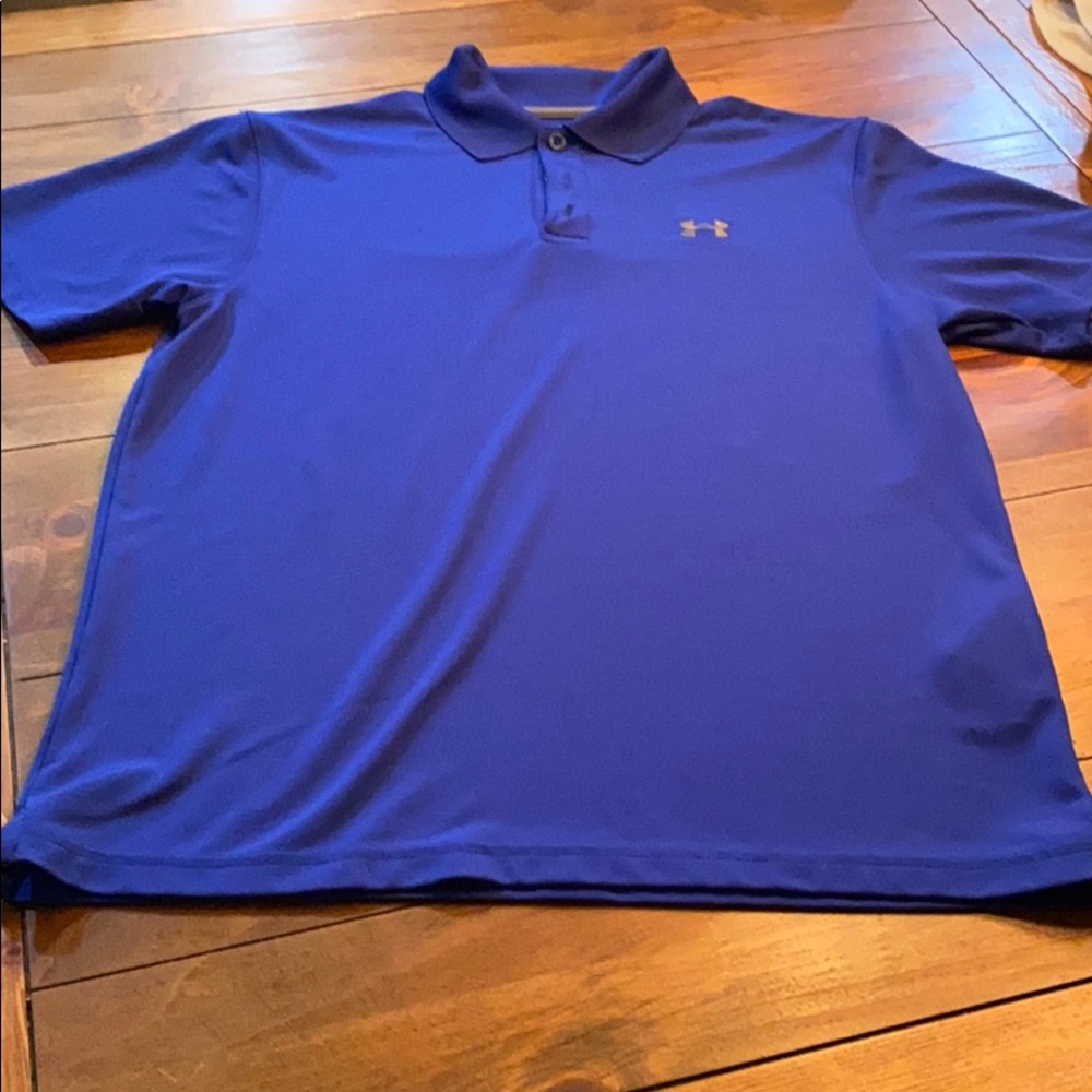 Under Armour short sleeve golf polo sz M